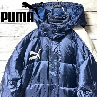 PUMA - 【人気商品】PUMA ダウンベンチコート刺繍ロゴ XO C622の PUMA - 【人気商品】PUMA ダウンベンチコート刺繍ロゴ XO C622の