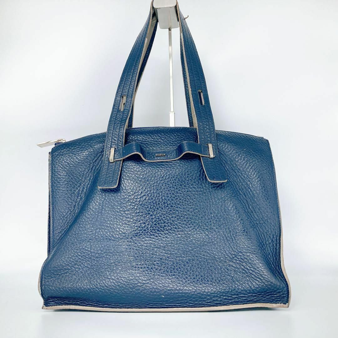 ✨良品✨FURLA フルラ ジョーヴェ トートバッグ メンズ ロゴ金具 ✨良品✨FURLA フルラ ジョーヴェ トートバッグ メンズ ロゴ金具