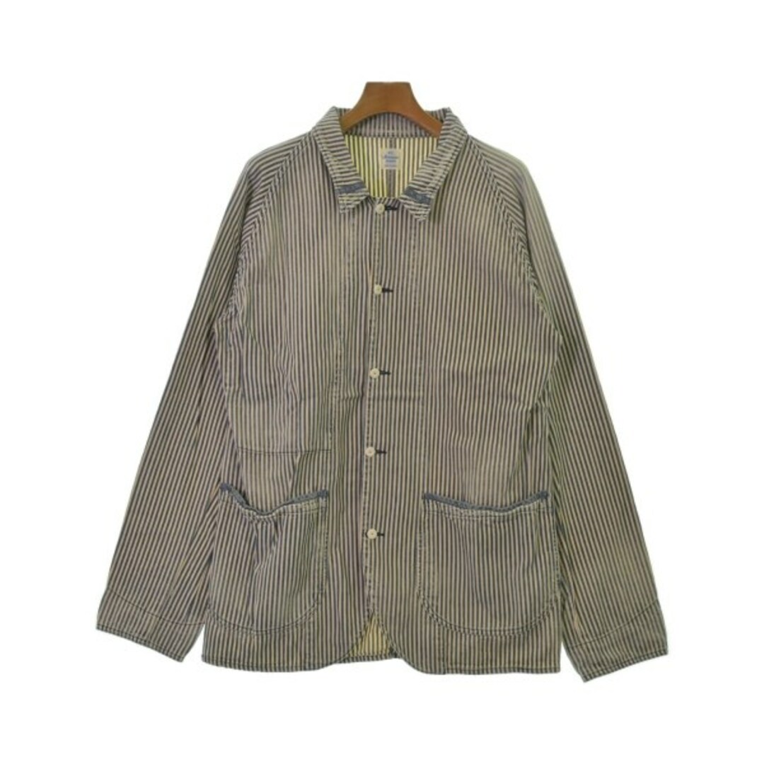 Porter Classic 押え カバーオール ヒッコリー Porter Classic 押え カバーオール ヒッコリー