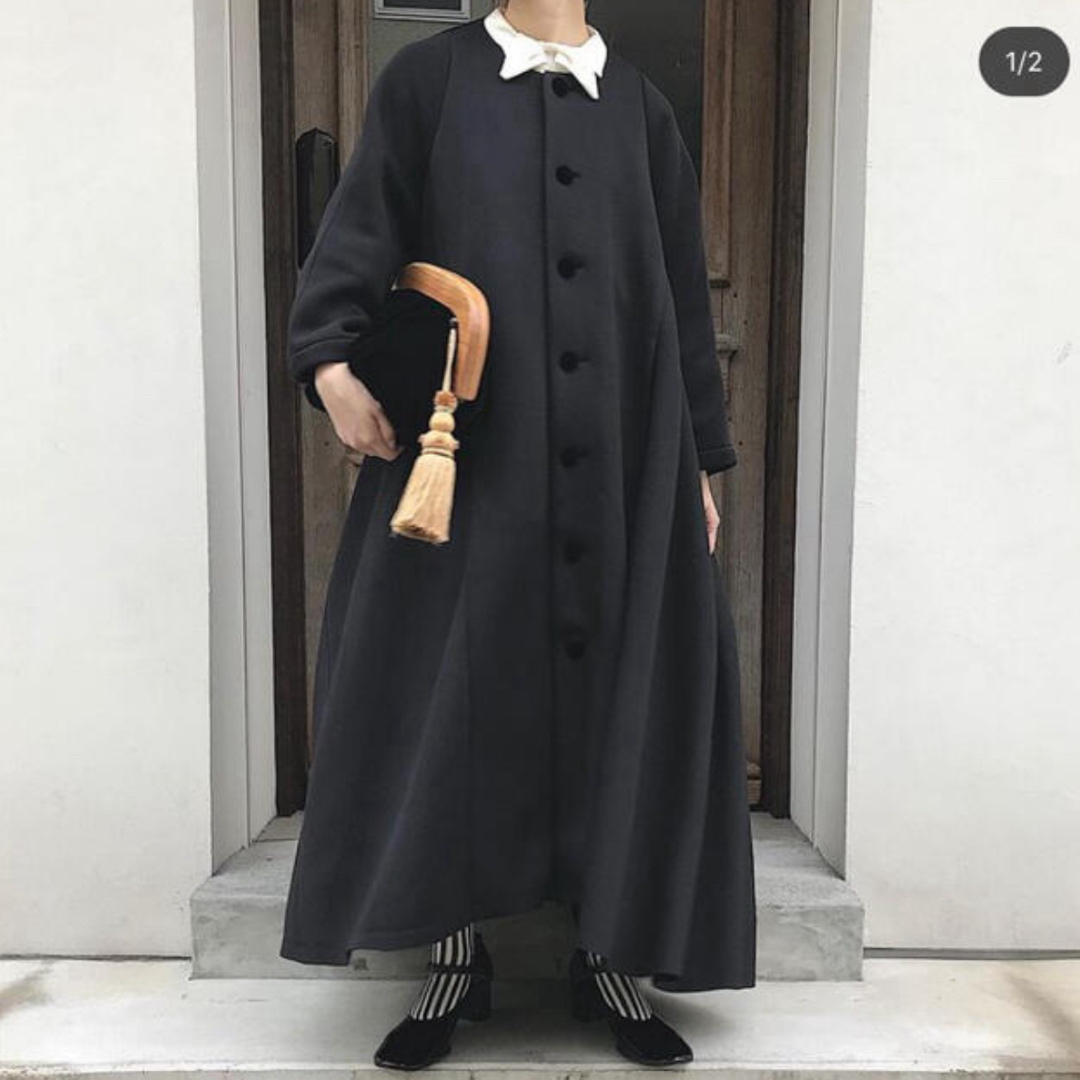 新品】ADORE ソフトウール リバー ポンチョ コート¥97900 新品】ADORE ソフトウール リバー ポンチョ コート¥97900