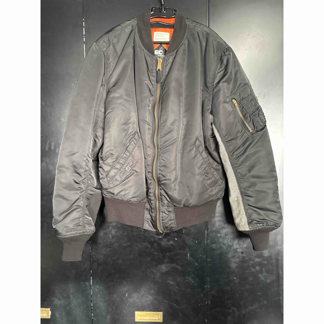 GOODENOUGH - EC×GOODENOUGH×ALPHA×TOMO MA-1 サイズL ブラック GOODENOUGH - EC×GOODENOUGH×ALPHA×TOMO MA-1 サイズL ブラック