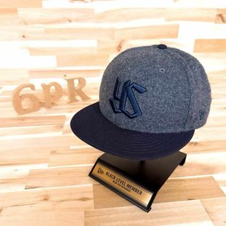 ニューエラ(NEW ERA)の【ニューエラ×ヤクルトスワローズ】3D刺繍YSロゴ ウール キャップ グレー×紺(キャップ)