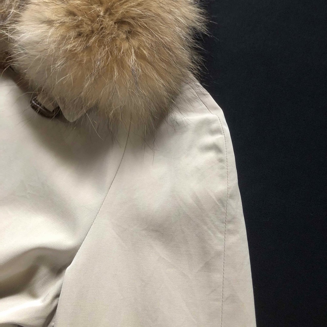 イングランド製 old aquascutum ファー付き ステンカラーコート イングランド製 old aquascutum ファー付き ステンカラーコート