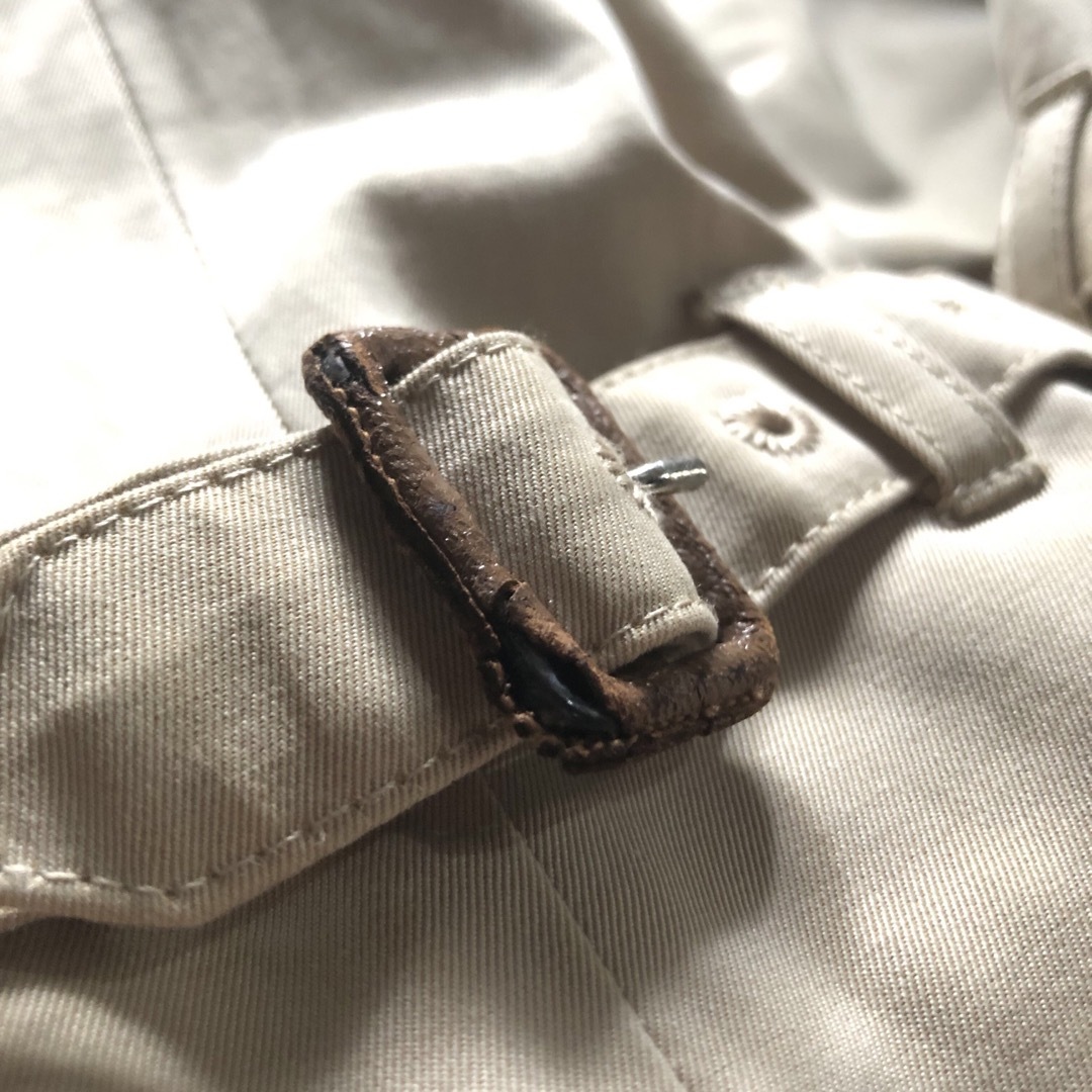 イングランド製 old aquascutum ファー付き ステンカラーコート イングランド製 old aquascutum ファー付き ステンカラーコート