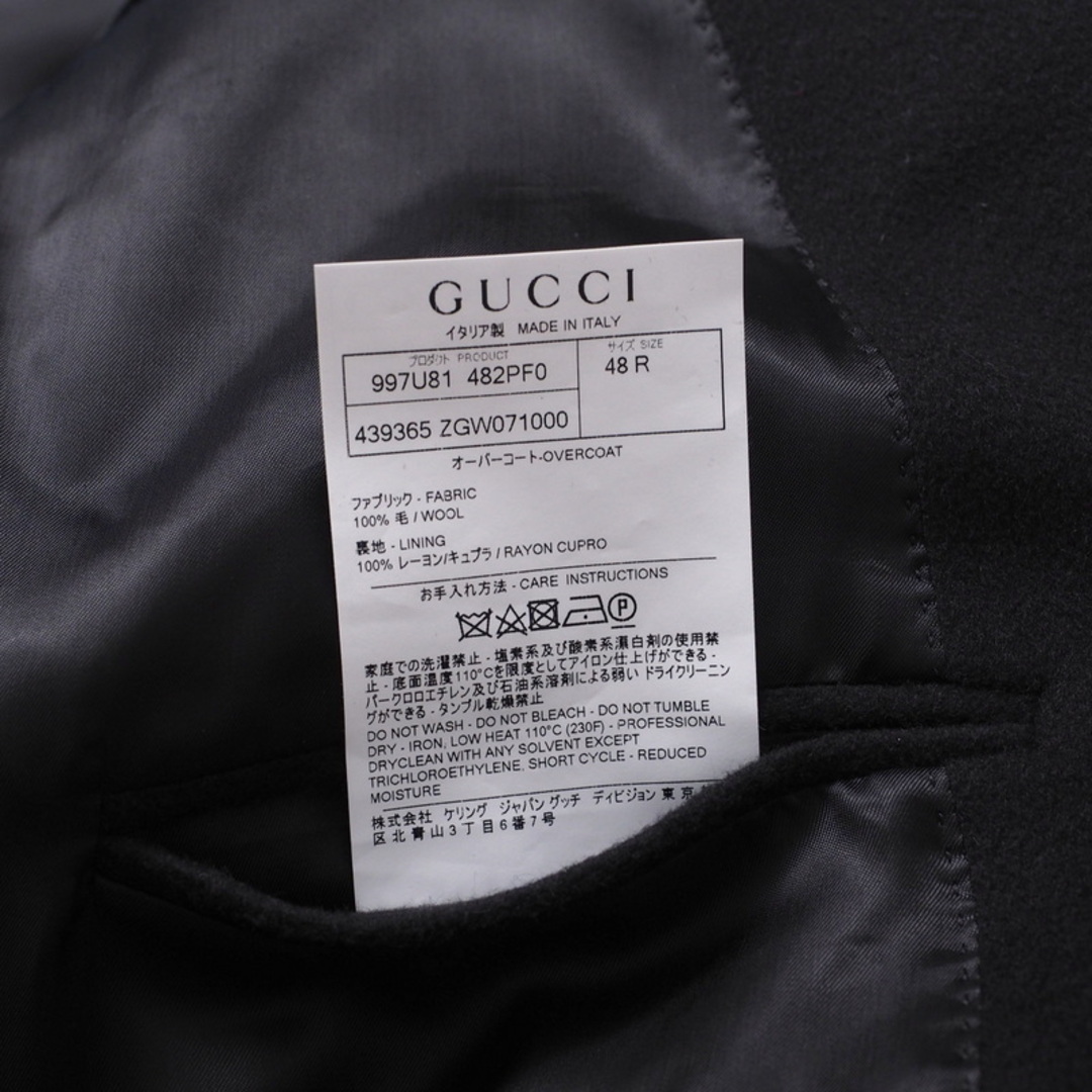 GUCCI - □美品□GUCCI グッチ コート サイズ48R ウール GUCCI - □美品□GUCCI グッチ コート サイズ48R ウール