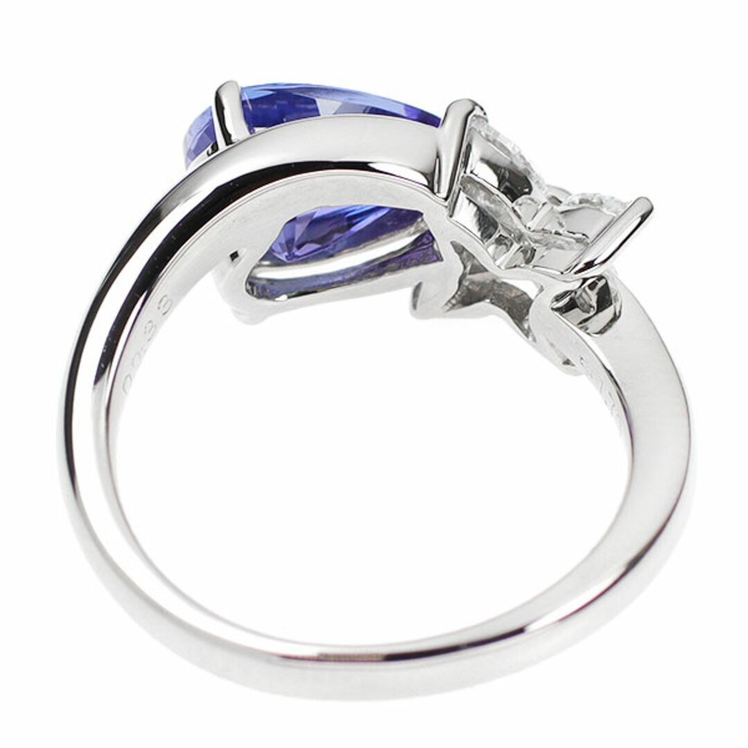 Pt900 ペアシェイプ タンザナイト ダイヤモンド リング 1.79ct Pt900 ペアシェイプ タンザナイト ダイヤモンド リング 1.79ct