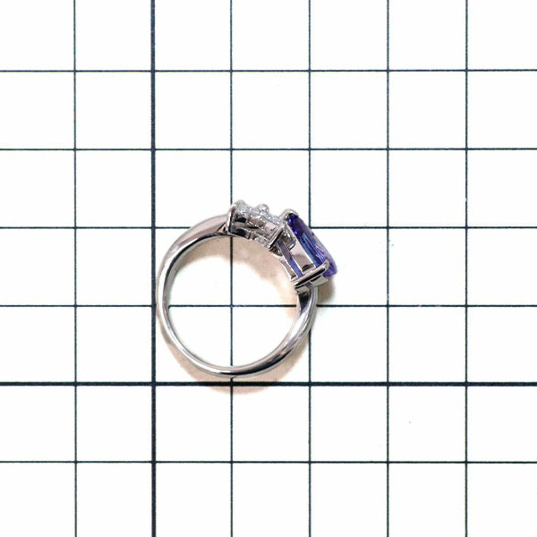 Pt900 ペアシェイプ タンザナイト ダイヤモンド リング 1.79ct Pt900 ペアシェイプ タンザナイト ダイヤモンド リング 1.79ct