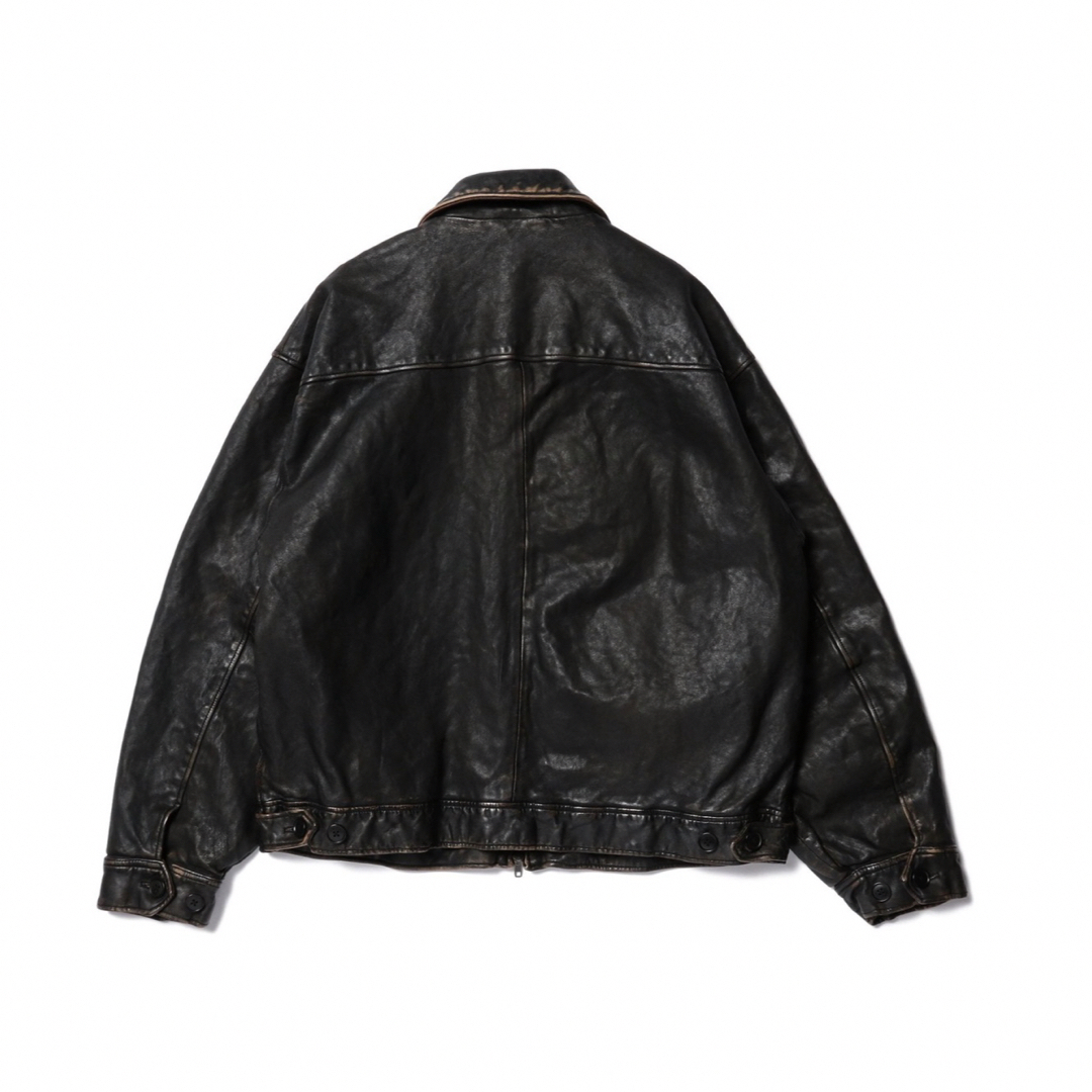 BEAMS ユーズド加工 レザージップブルゾン 手っ取り早い BEAMS ユーズド加工 レザージップブルゾン 手っ取り早い