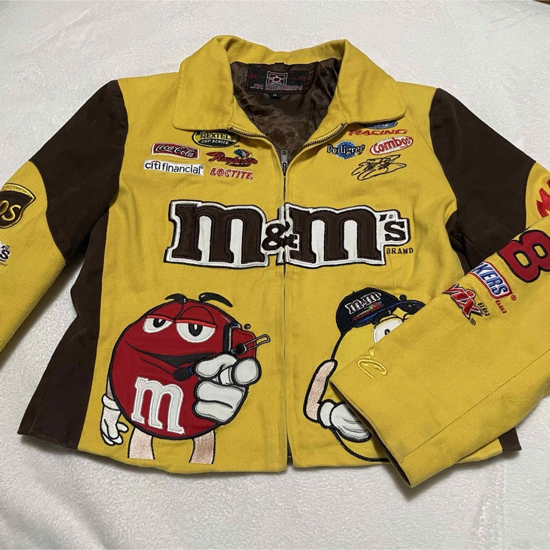 M&M´s レーシングジャケット 刺繍 Mサイズ M&M´s レーシングジャケット 刺繍 Mサイズ
