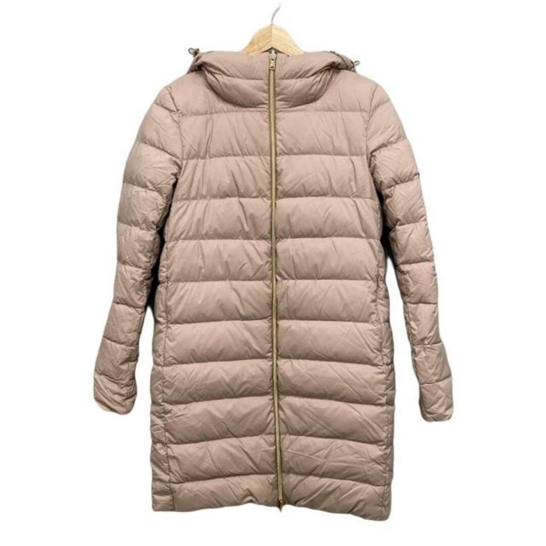 美品】HERNO ヘルノ シルクトレンチコート Aライン ベージュ M 美品】HERNO ヘルノ シルクトレンチコート Aライン ベージュ M