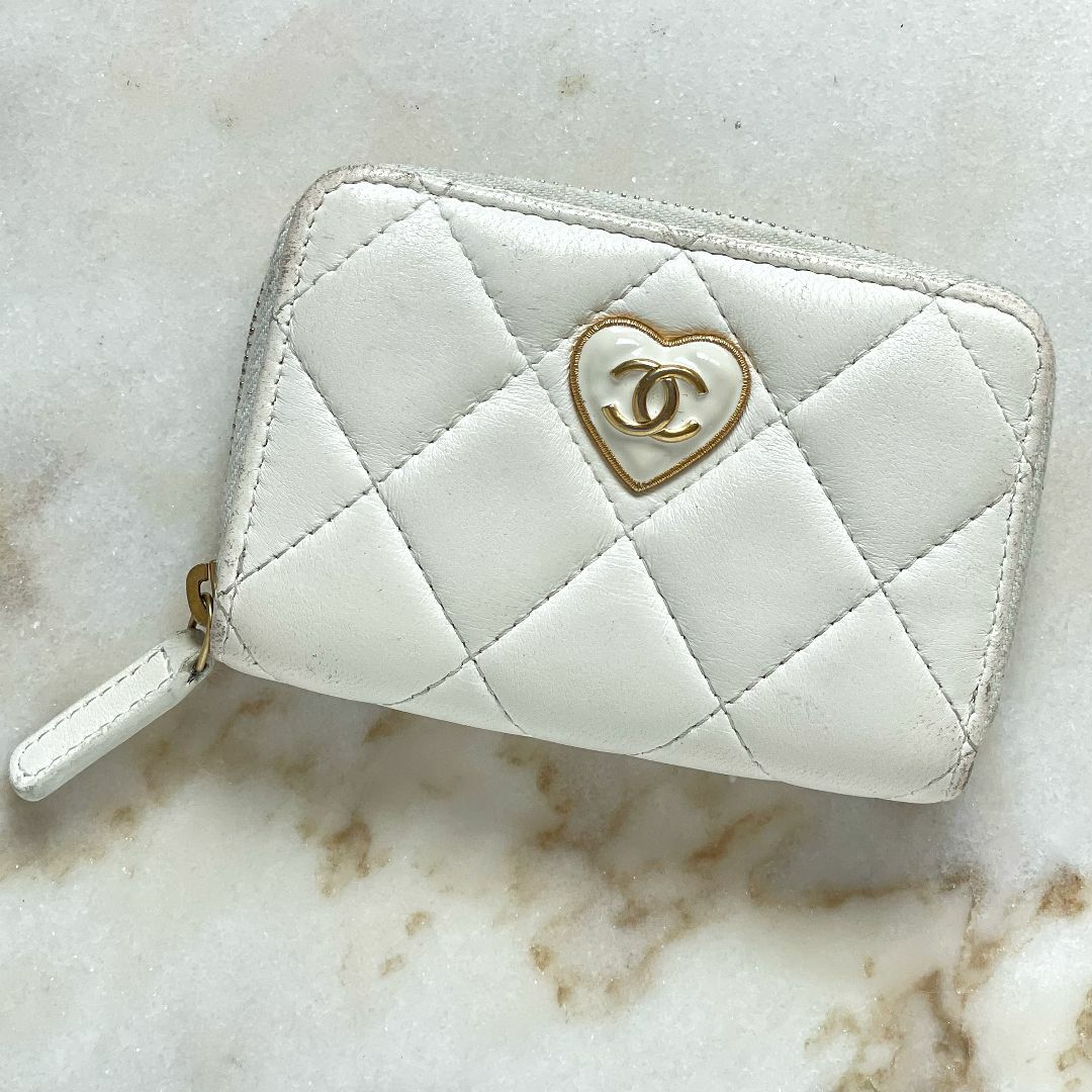 CHANEL - CHANEL シャネル マトラッセ ラムスキン ハート CHANEL - CHANEL シャネル マトラッセ ラムスキン ハート