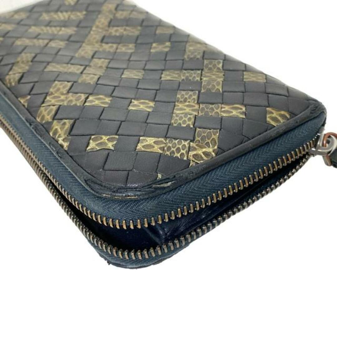 BOTTEGA VENETA(ボッテガヴェネタ) 長財布 アイヤーズ 黒×カーキ BOTTEGA VENETA(ボッテガヴェネタ) 長財布 アイヤーズ 黒×カーキ
