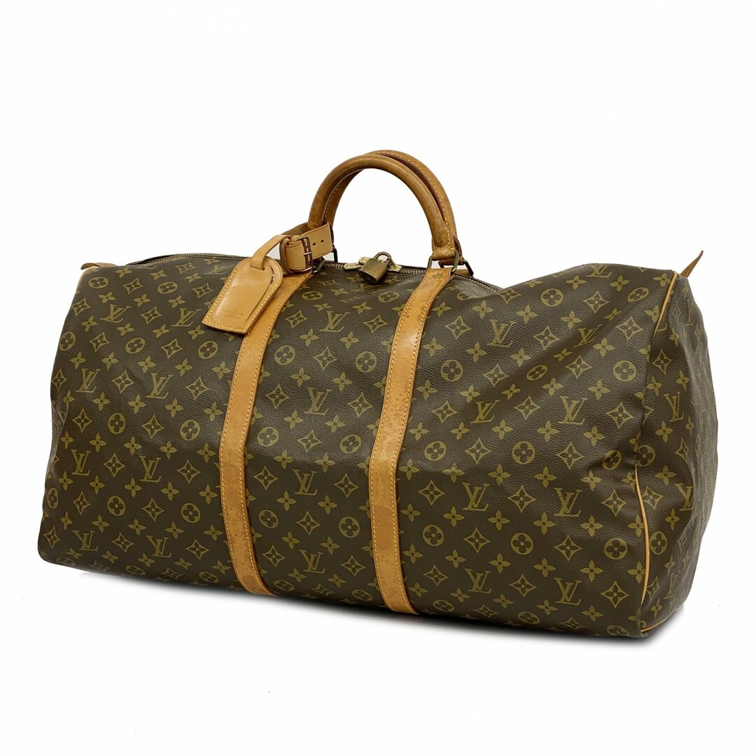 LOUIS VUITTON - 【4te4862】ルイヴィトン ボストンバッグ モノグラム キーポル50 M41426 ブラウン【中古】メンズ レディース ユニセックス