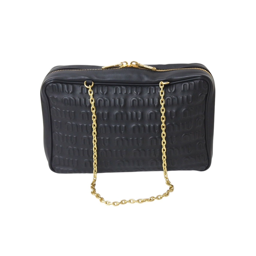 MIU MIU - 極美品 MIUMIU ミュウミュウ チェーンショルダー MIU MIU - 極美品 MIUMIU ミュウミュウ チェーンショルダー