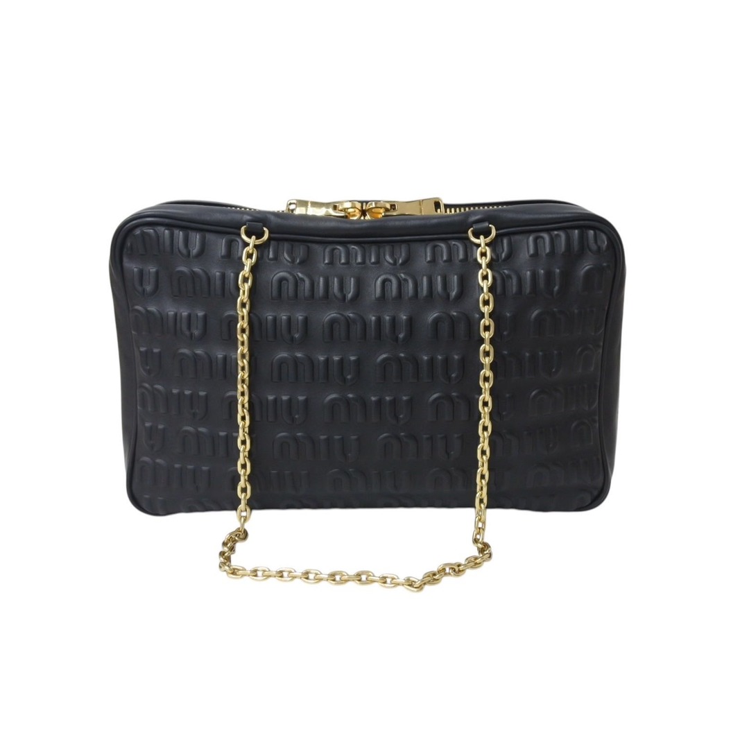 MIU MIU - 極美品 MIUMIU ミュウミュウ チェーンショルダー MIU MIU - 極美品 MIUMIU ミュウミュウ チェーンショルダー