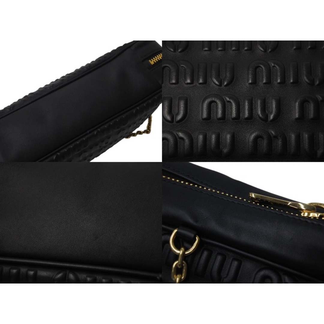 MIU MIU - 極美品 MIUMIU ミュウミュウ チェーンショルダー MIU MIU - 極美品 MIUMIU ミュウミュウ チェーンショルダー