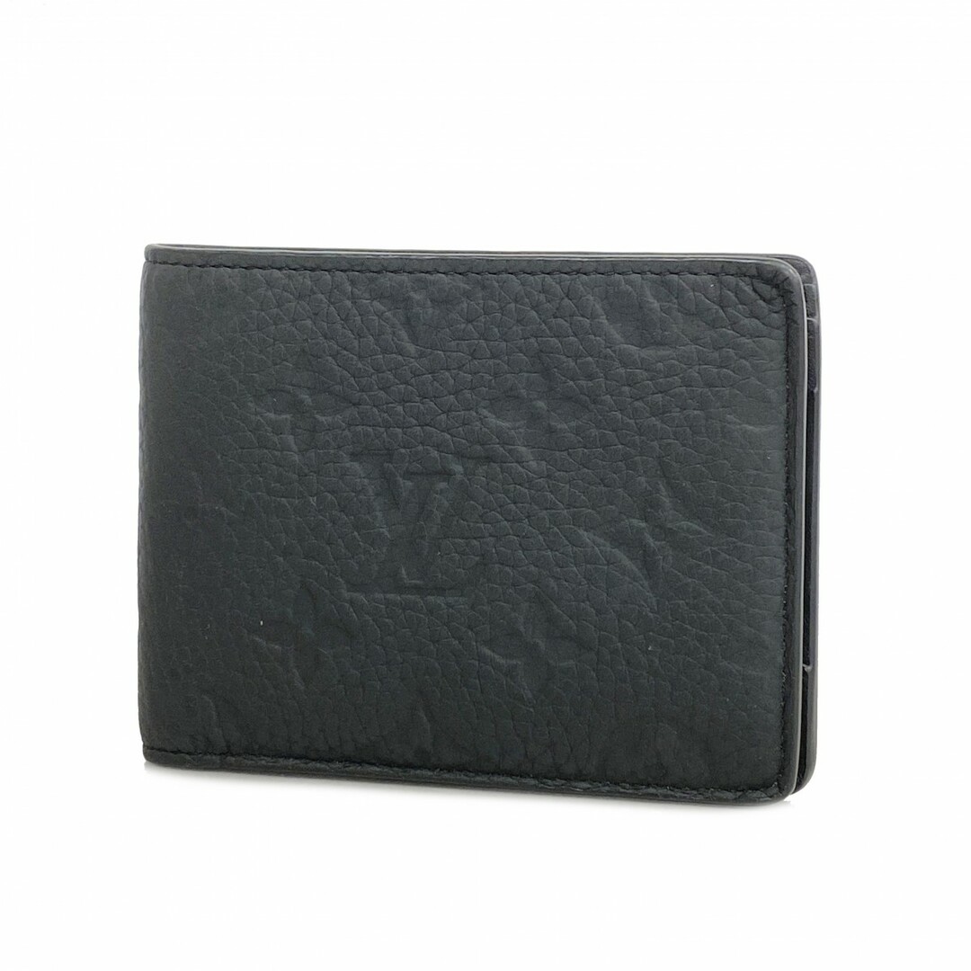 LOUIS VUITTON - 【4te4930】ルイヴィトン 財布 モノグラム・トリヨン ポルトフォイユ ミュルティプル M82072 ノワール【中古】メンズ