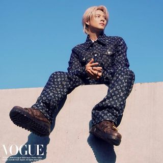LOUIS VUITTON - LOUIS VUITTON モノグラムジャカードデニム LOUIS VUITTON - LOUIS VUITTON モノグラムジャカードデニム