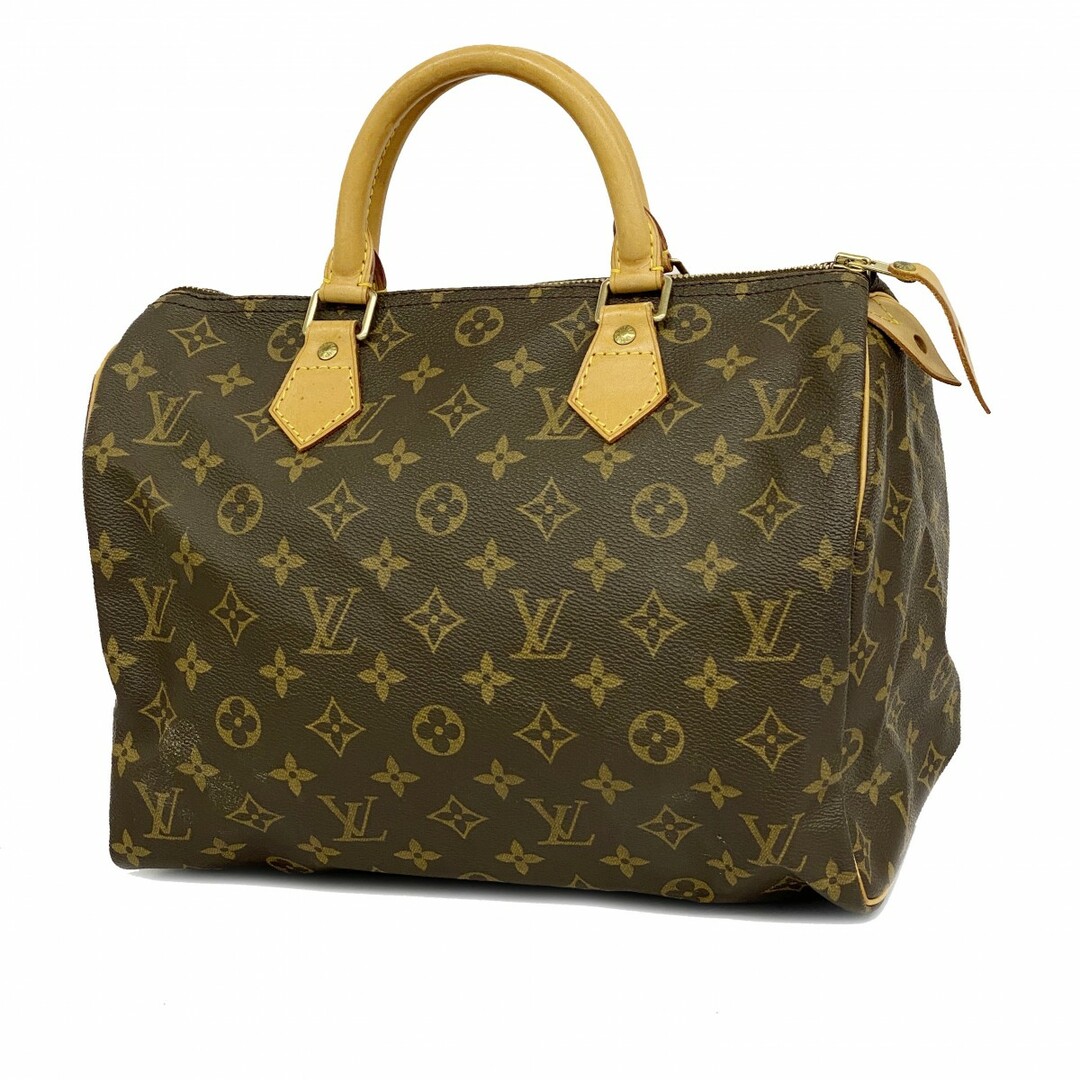 LOUIS VUITTON - 【4te5084】ルイヴィトン ハンドバッグ モノグラム スピーディ30 M41108 ブラウン【中古】レディース