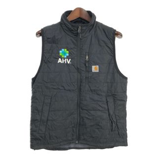 カーハート リバーシブル ボアベストジャケット ブラック L 企業ロゴ 2442577095.jpg?1732851512