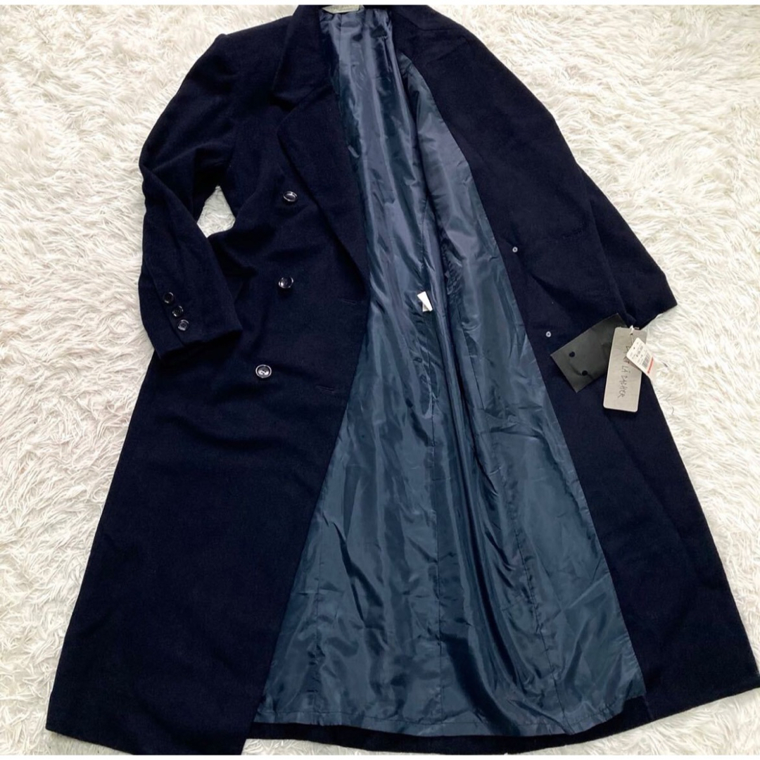 約20万円 カシミヤ100% チェスターコート CA ET LA CACHER 約20万円 カシミヤ100% チェスターコート CA ET LA CACHER