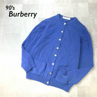 BURBERRY(カーディガン ・ ブルー・ネイビー/青色系)のフリマ BURBERRY(カーディガン ・ ブルー・ネイビー/青色系)のフリマ