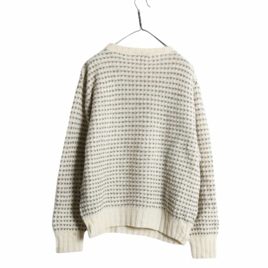 WOOLRICH - 70s USA製 ウールリッチ バーズアイ ニット セーター WOOLRICH - 70s USA製 ウールリッチ バーズアイ ニット セーター