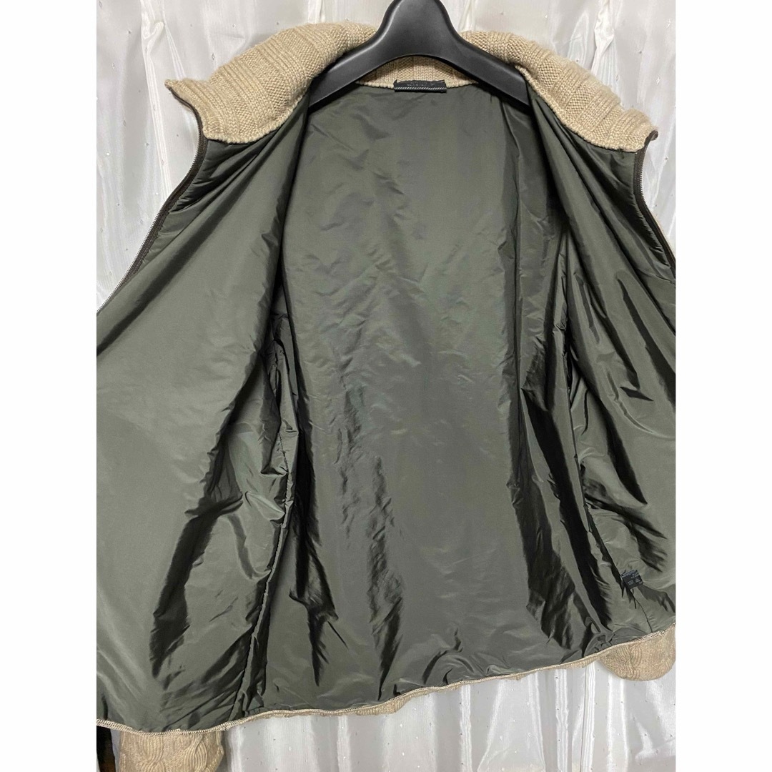 PRADA - PRADA 1999aw ニットブルゾン ドライバーズニット 90sの PRADA - PRADA 1999aw ニットブルゾン ドライバーズニット 90sの