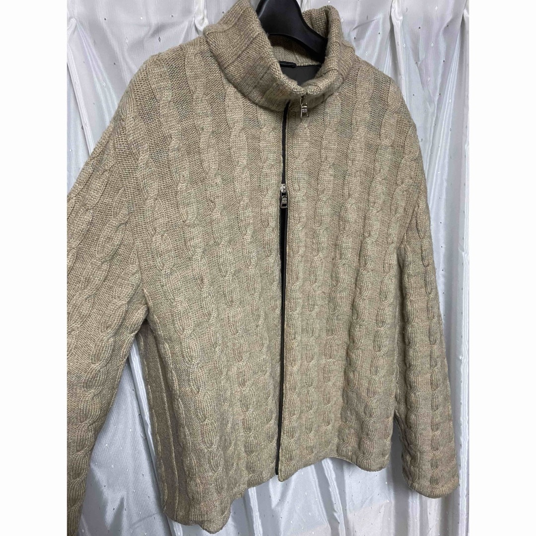 PRADA - PRADA 1999aw ニットブルゾン ドライバーズニット 90sの PRADA - PRADA 1999aw ニットブルゾン ドライバーズニット 90sの