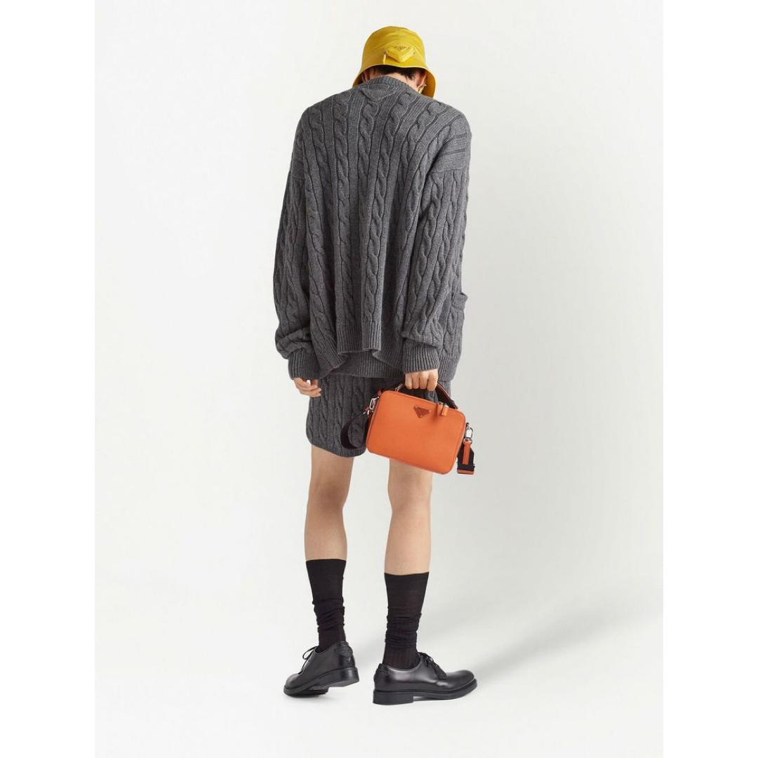 PRADA - PRADA 1999aw ニットブルゾン ドライバーズニット 90sの PRADA - PRADA 1999aw ニットブルゾン ドライバーズニット 90sの