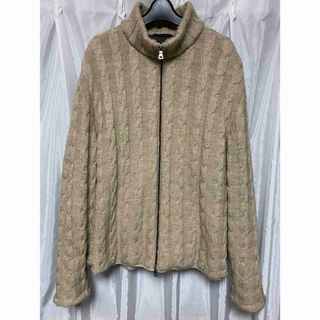 PRADA - PRADA 1999aw ニットブルゾン ドライバーズニット 90sの PRADA - PRADA 1999aw ニットブルゾン ドライバーズニット 90sの