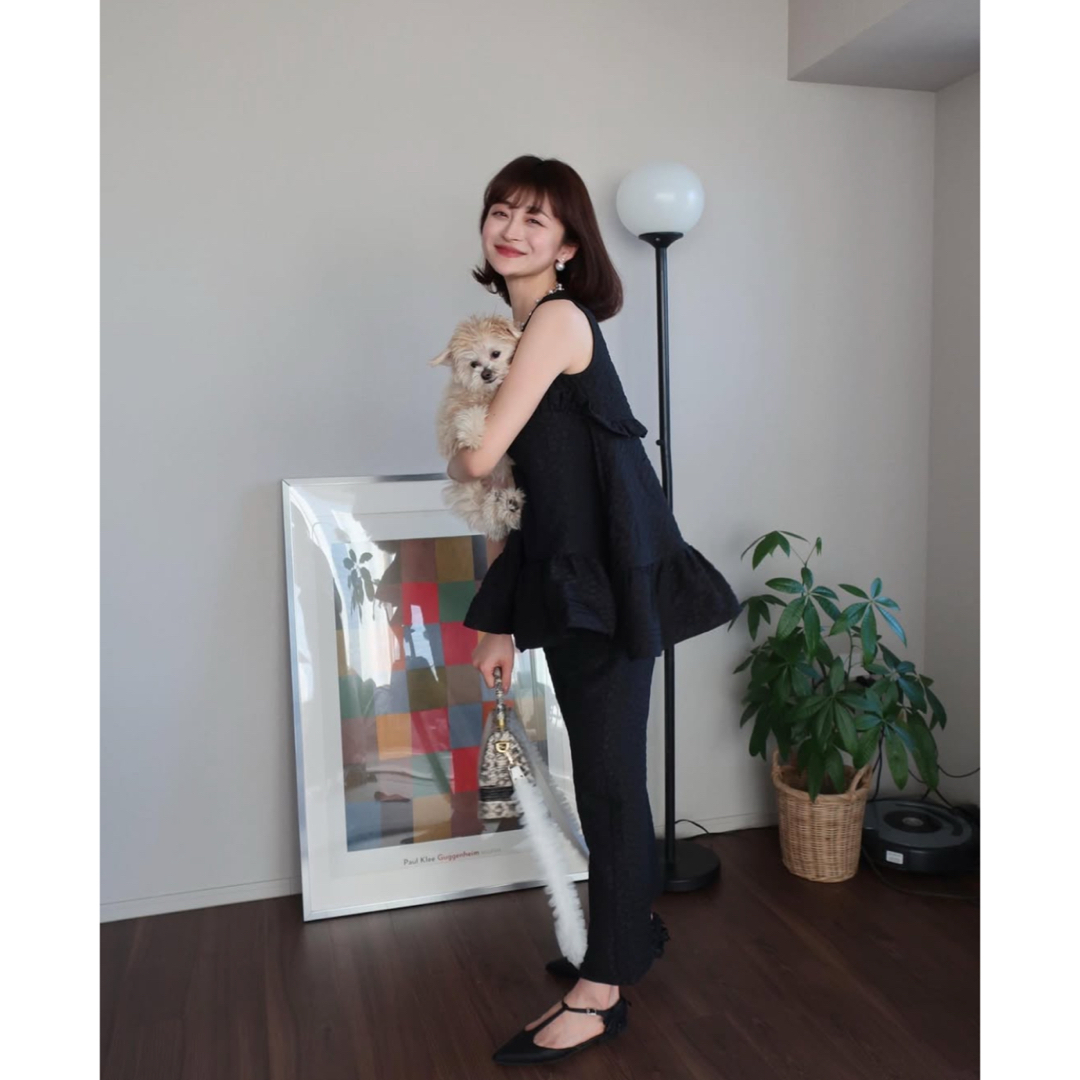 美品 Bibiy ビビィ マーガレット 小花柄 ジャガード チュニック 美品 Bibiy ビビィ マーガレット 小花柄 ジャガード チュニック