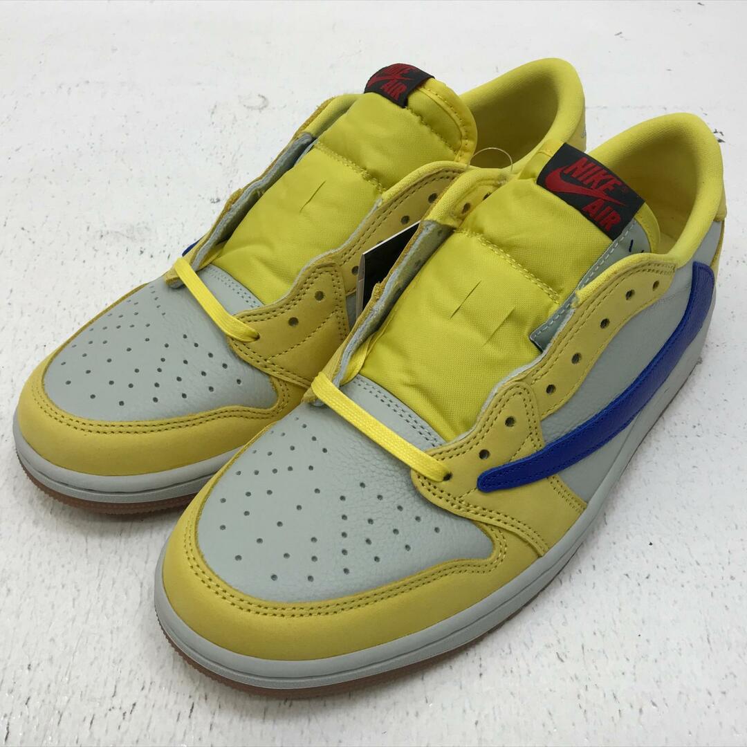 NIKE - 【中古】NIKE | ナイキ Travis Scott × Women's Air Jordan 1 Retro Low OG スニーカー DZ4137-700 イエロー 28cm【加古川店】