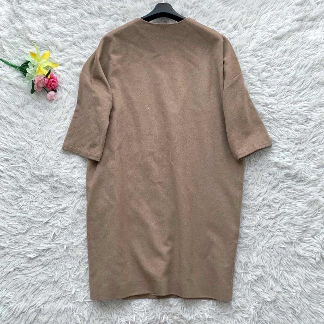 Max Mara - 【美品】マックスマーラ 膝丈 ワンピース キャメル Max Mara - 【美品】マックスマーラ 膝丈 ワンピース キャメル