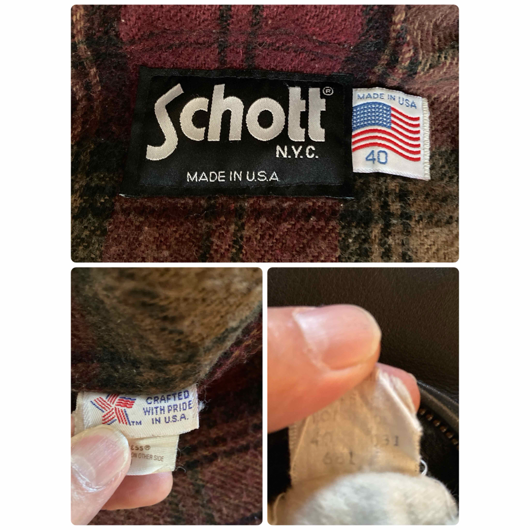 廃番 schott 681 襟付きシングルトラッカージャケット 廃番 schott 681 襟付きシングルトラッカージャケット