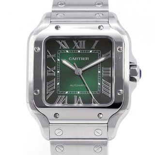 カルティエ(Cartier)のカルティエ サントス ドゥ カルティエ WSSA0061 Cartier 腕時計 スモーキーグリーン文字盤(腕時計(アナログ))