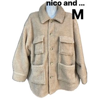 niko and - niko and ベージュ ダブルポケットボア niko and - niko and ベージュ ダブルポケットボア