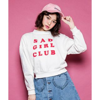 キャンディーストリッパー(Candy Stripper)のCANDY STRIPPER🌹SAD GIRL CLUB トップス スエット(トレーナー/スウェット)