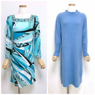 EMILIO PUCCI(ワンピース ・ ブルー・ネイビー/青色系)の EMILIO PUCCI(ワンピース ・ ブルー・ネイビー/青色系)の