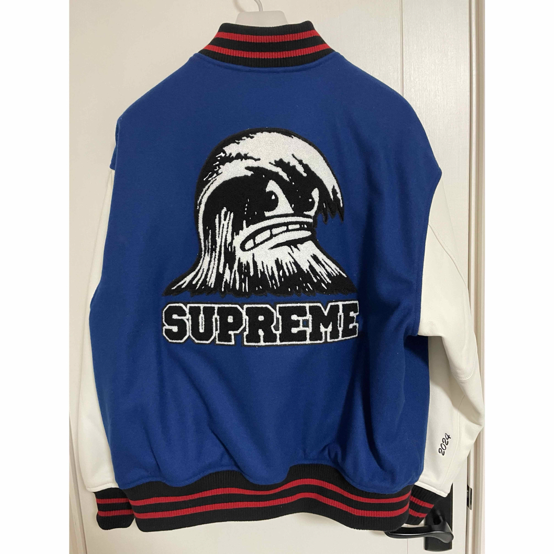 Supreme - Supreme シュプリーム Wave Varsity Jacket Mの通販 Supreme - Supreme シュプリーム Wave Varsity Jacket Mの通販