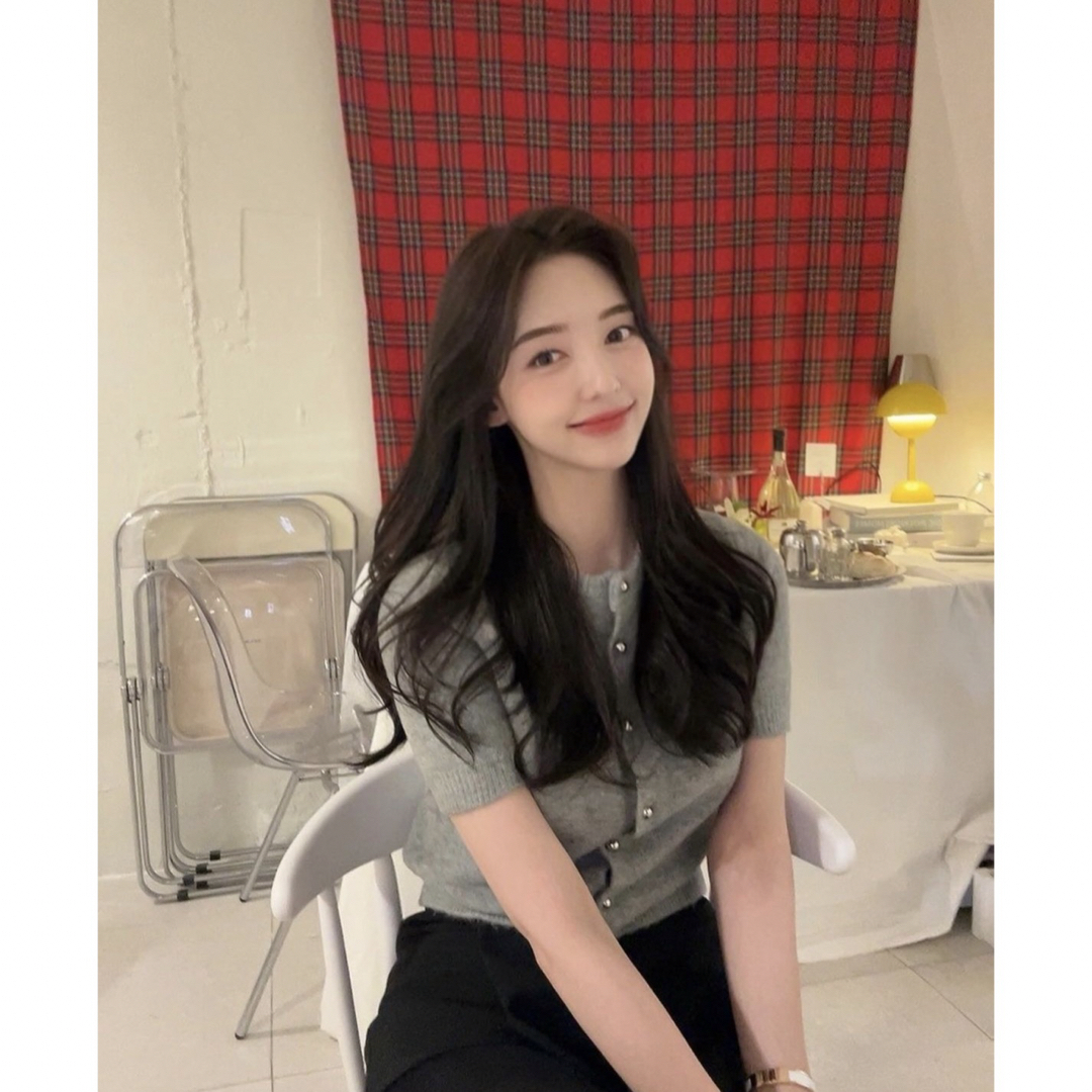 ZARA(ザラ)の完売品!!【新品】ZARA ザラ ショートスリーブ ニットカーディガン レディースのトップス(カーディガン)の商品写真