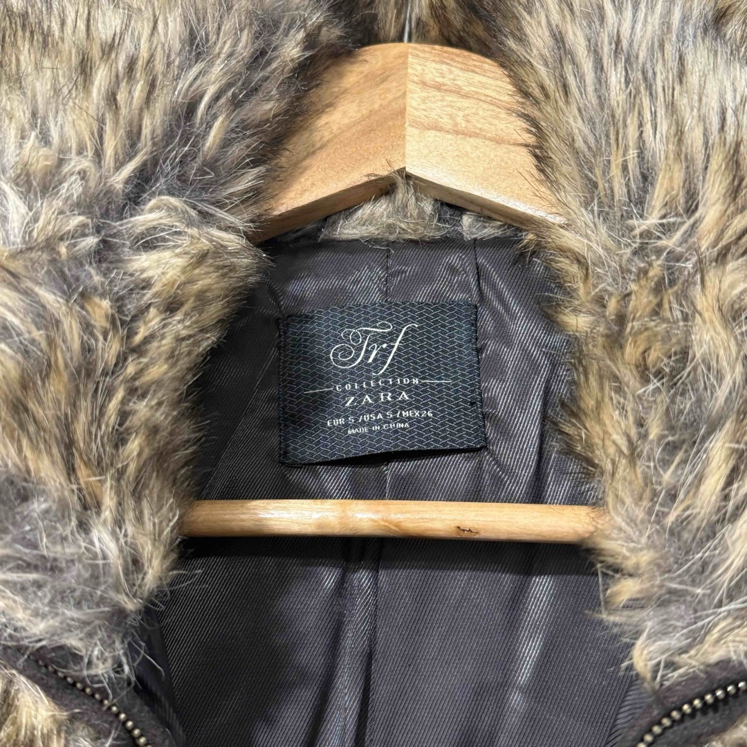 ZARA TRF Collection ブラウンファーコート ZARA TRF Collection ブラウンファーコート