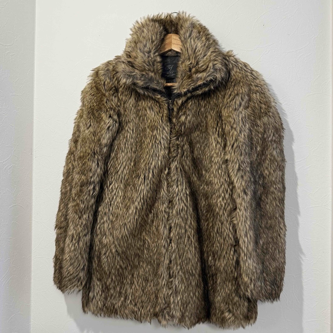 ZARA TRF Collection ブラウンファーコート ZARA TRF Collection ブラウンファーコート