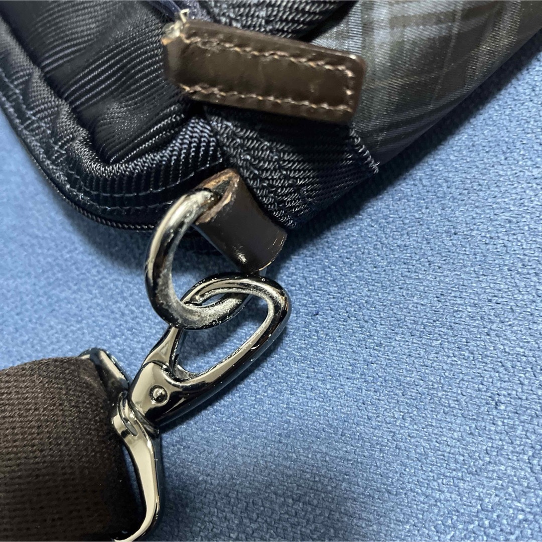 BURBERRY BLACK LABEL ショルダーバッグ ネイビー