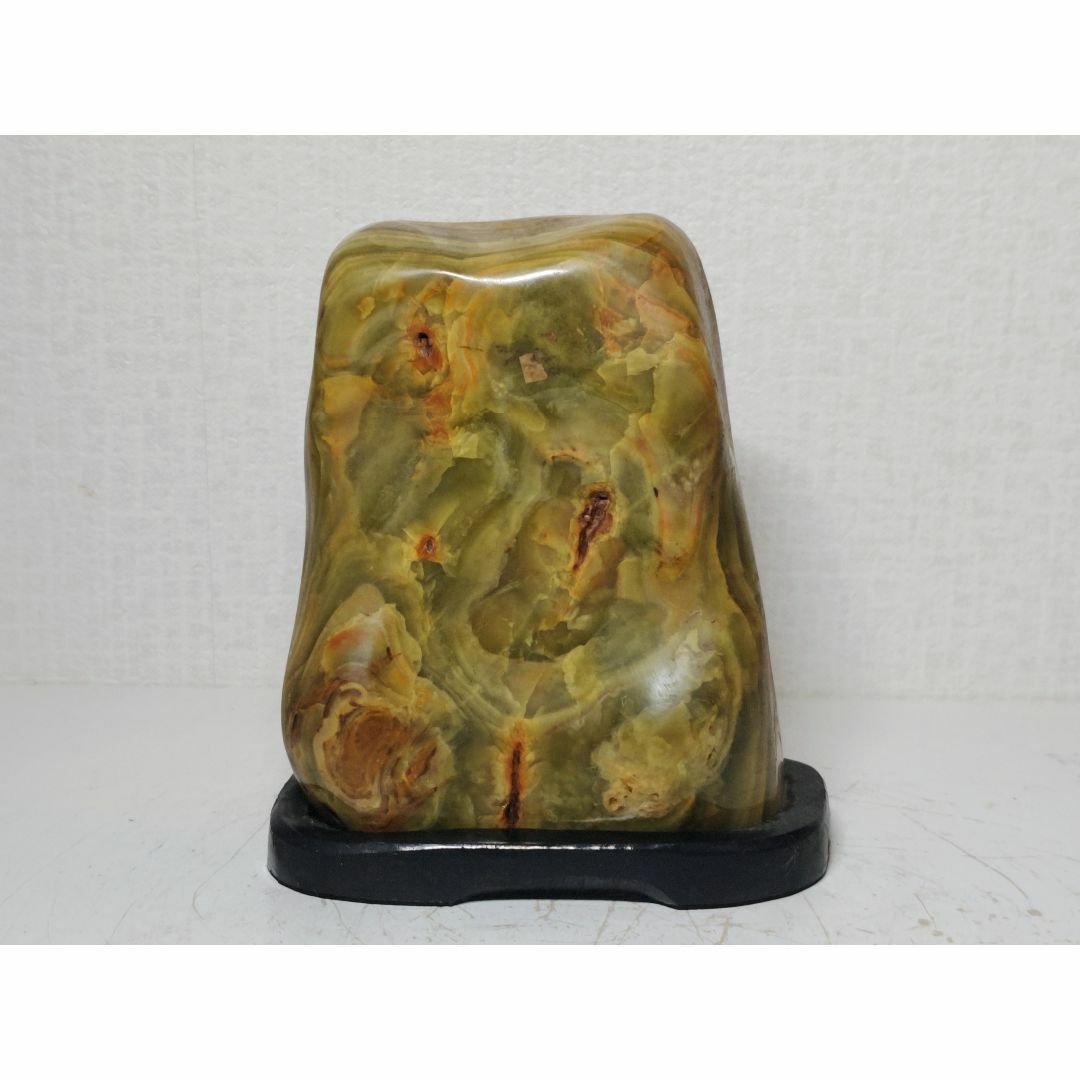 オニキス 1.6kg 瑪瑙 メノウ 原石 鉱物 鑑賞石 自然石 水石 鉱物 鉱石
