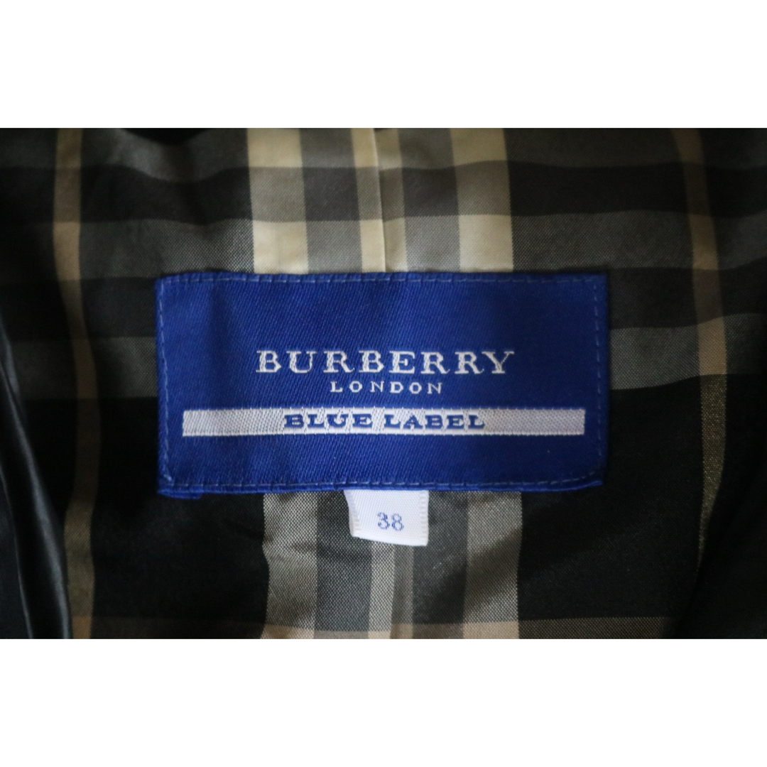 BURBERRY BLUE LABEL】ダウンジャケット レディース 茶 M☆ BURBERRY BLUE LABEL】ダウンジャケット レディース 茶 M☆