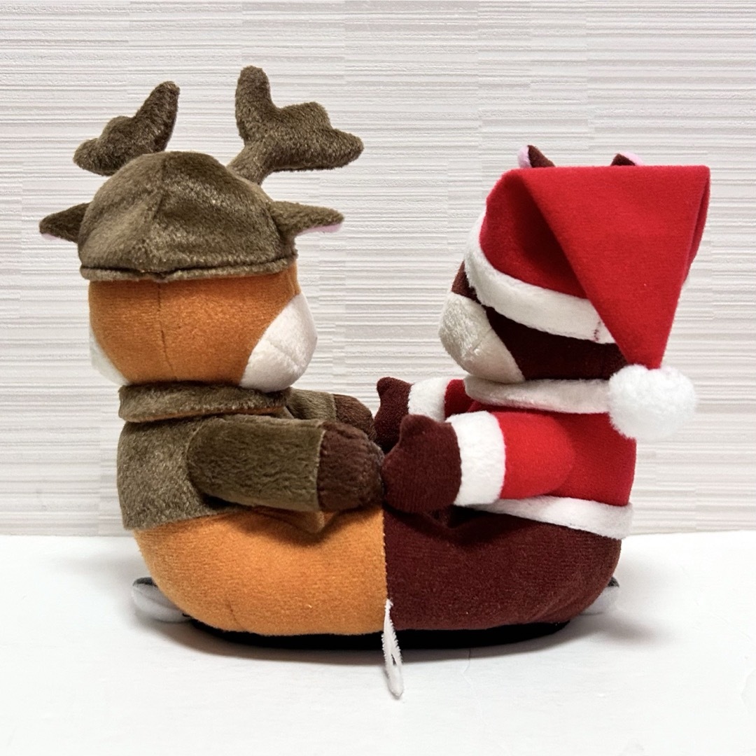 レア】ディズニー チップ デール クリスマス ぬいぐるみ 小物入れ レア】ディズニー チップ デール クリスマス ぬいぐるみ 小物入れ