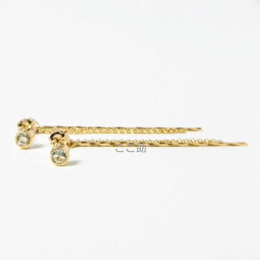 cui-cui(キュイキュイ) K10YGミルピアス・キャッチセット cui-cui(キュイキュイ) K10YGミルピアス・キャッチセット