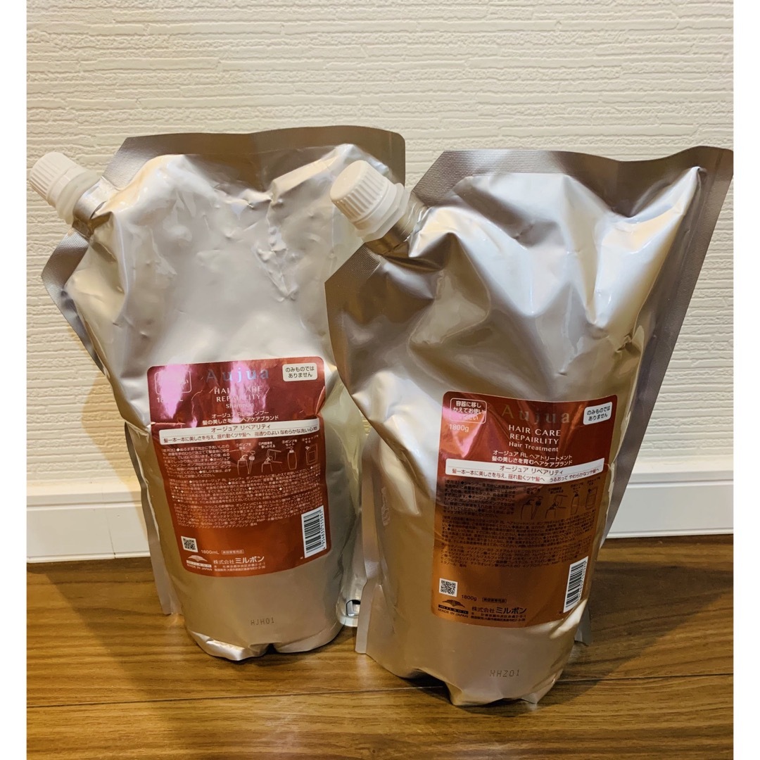 オージュア aujua リペアリティ シャンプー トリートメント 1800ml オージュア aujua リペアリティ シャンプー トリートメント 1800ml
