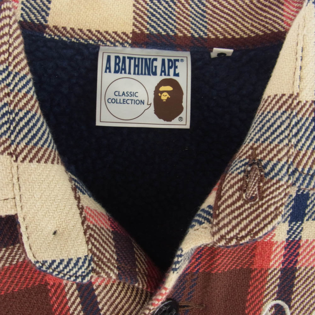 BAPE CHECK CPO JACKET ラブジェネ キムタク着|ファッション BAPE CHECK CPO JACKET ラブジェネ キムタク着|ファッション
